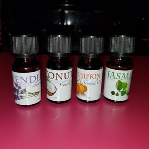 Set of 4 scented oils for diffuser